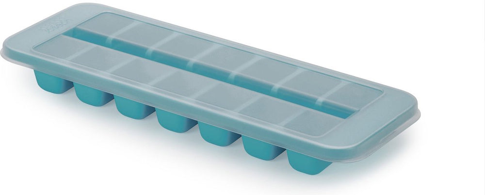 Joseph joseph ijsblokjesvorm,11.9 x 33 x 3.6 cm, easy fill, voor 14 ijsblokjes, kunstof, blauw - | flow