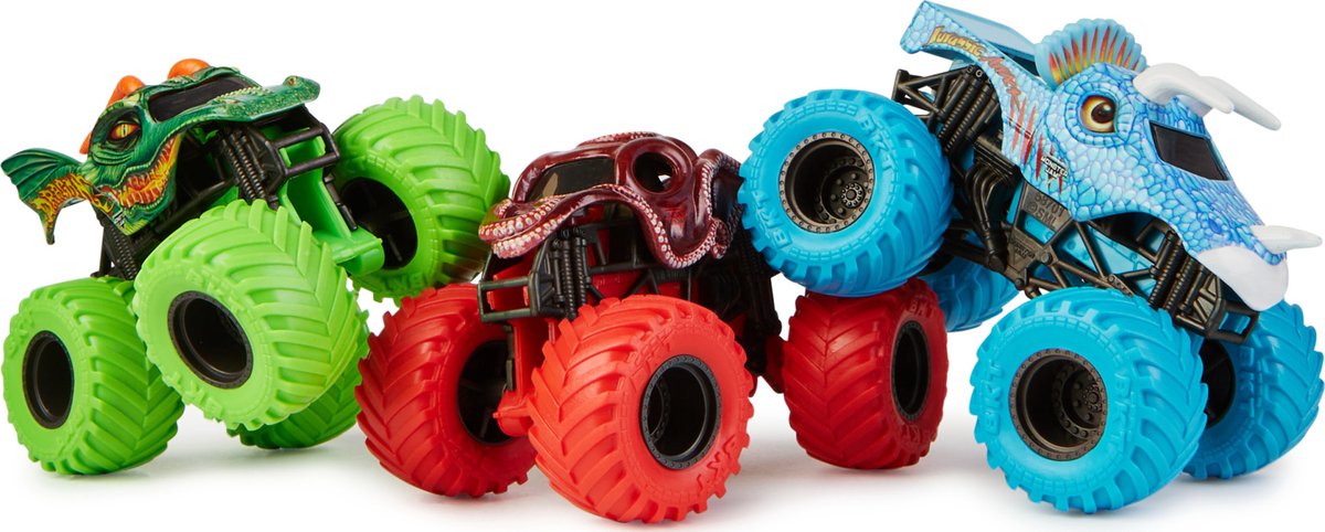 Spinmaster monster jam 1:64 loaded beasts 3-pack