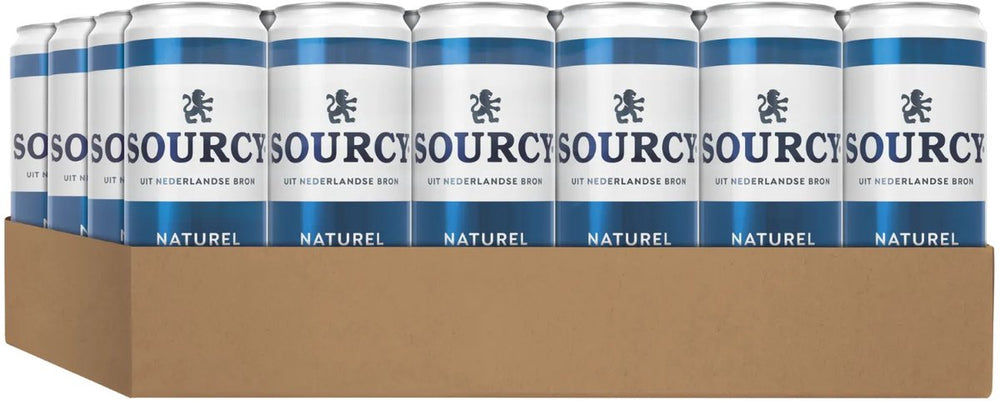 Sourcy blauw can tray 24x33cl nl