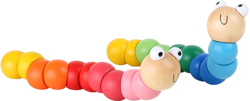 Small foot - wooden caterpillar motor skills