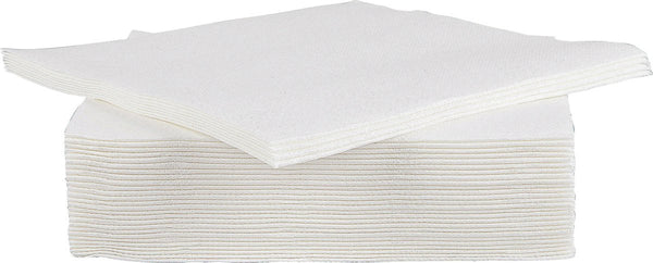 Cosy trendy for professionals servet - papier - 38 cm - wit - set-40