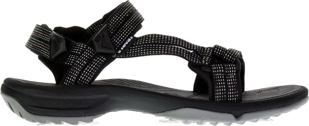 Teva w terra fi lite dames sandalen - city lights zwart - pastel