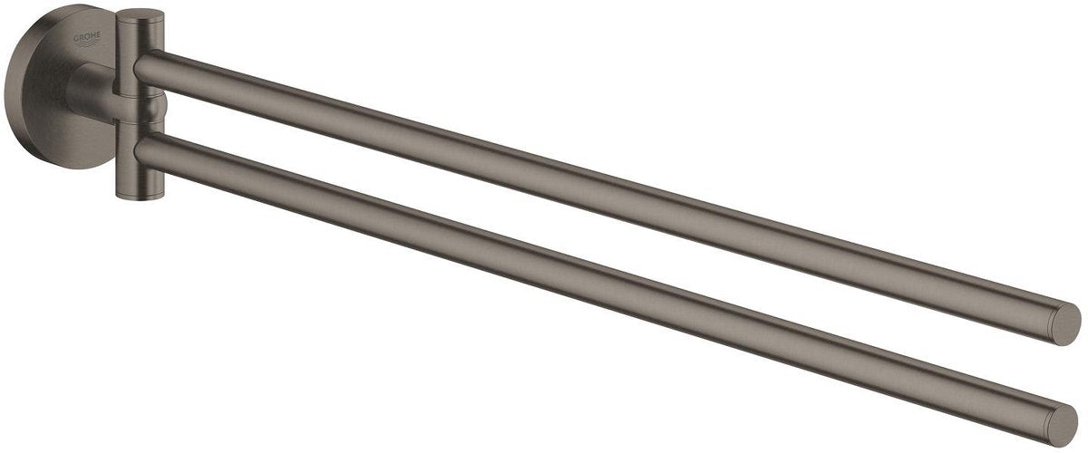 Grohe start handdoekhouder – draaibaar – 439 mm – wandmontage – metaal – geborsteld hard graphite