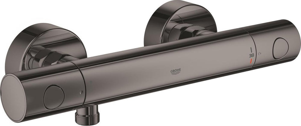 Grohe grohtherm 1000 cosmopolitan m thermostatische douchekraan hard graphite (antraciet glanzend)