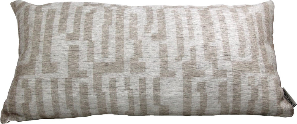 Hd collection kussen strepen naturel 35x70x3cm