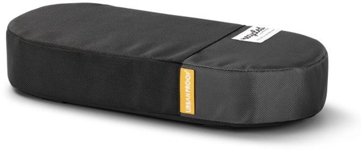 bagagedragerkussen Recycled 38 cm zwart grijs