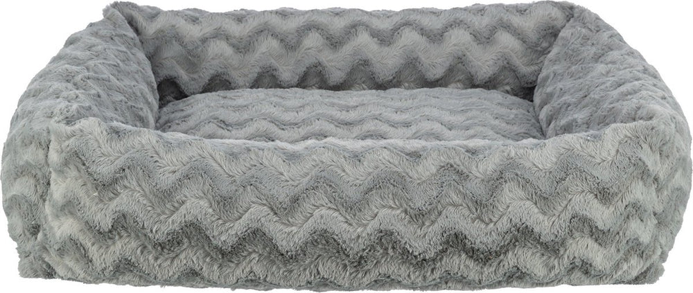 Trixie be eco - vital hondenmand loki - orthopedisch - soft edition - gerecycled polyester - grijs - 50x35 cm