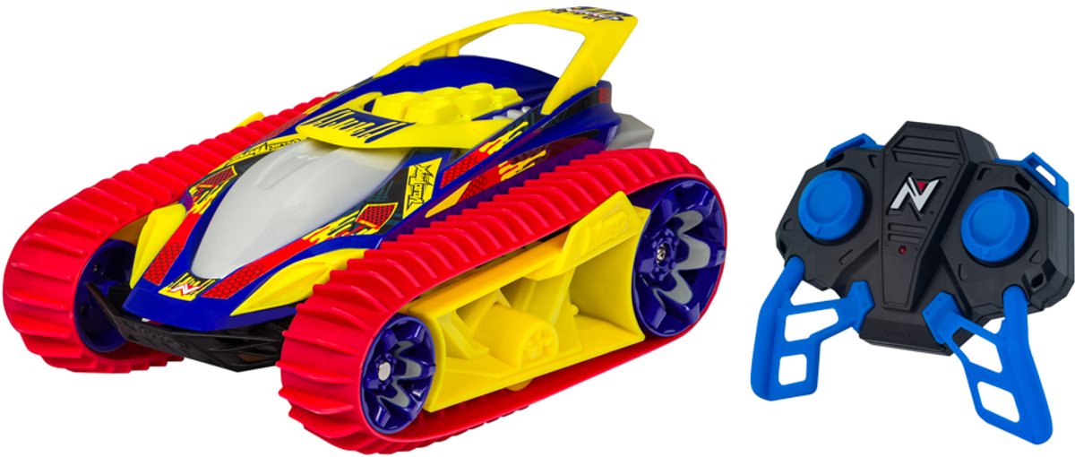 Nikko rc auto velocitrax rally red - bestuurbare off-road rupsbandvoertuig met 360° spins - 14 km u – vanaf 8 jaar