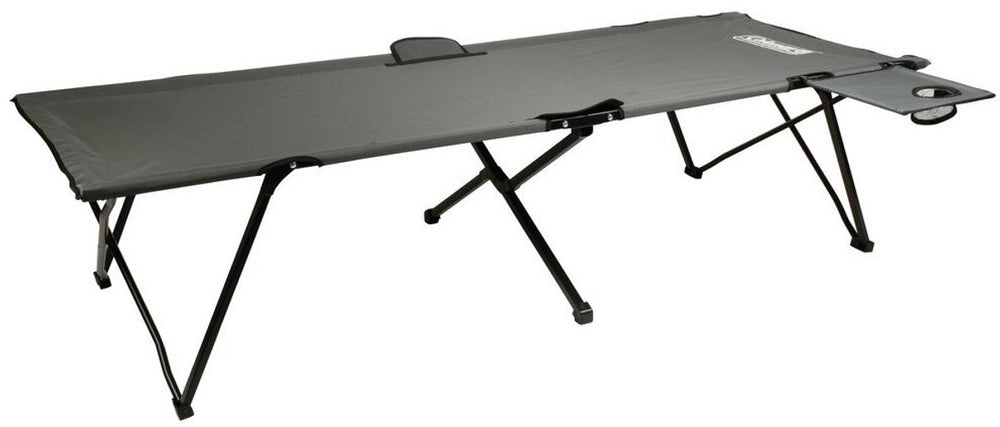 Coleman kampeerbed – veldbed 1 persoon – tot 136 kg – geïntegreerde bijzettafel