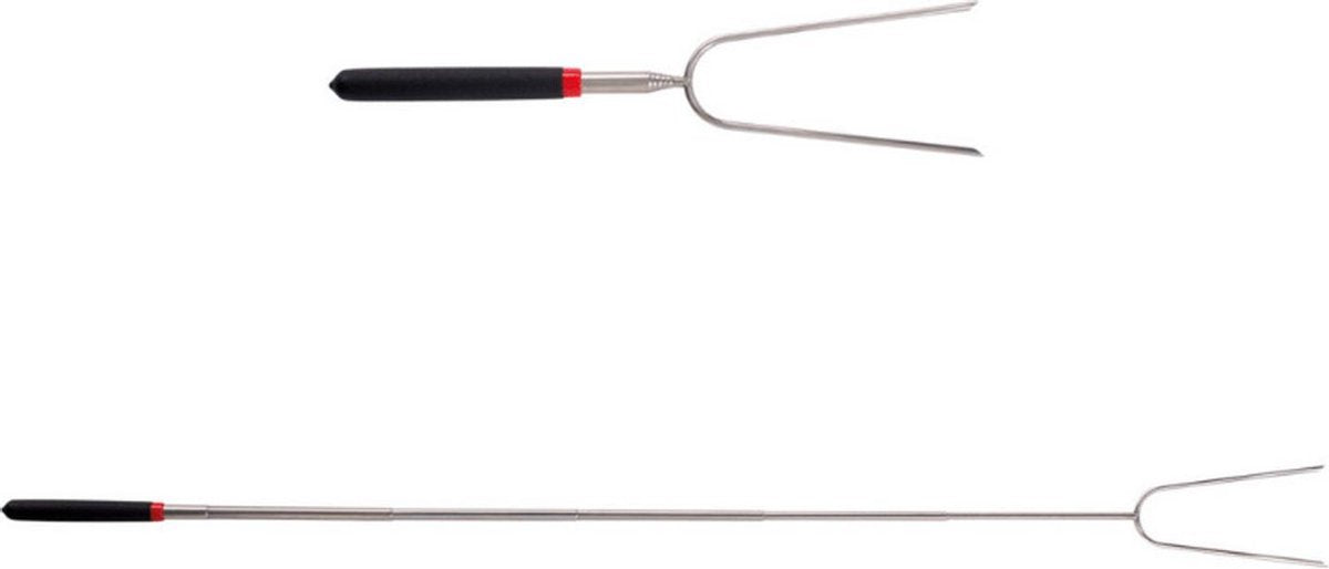 Master part grill bbq spiezen - grillspies - marshmallow - worstspies - bbq roostersticks - verstelbare lengte 29,5-91 cm - telescopisch ontwerp uitschuifbaar - roestvrij staal
