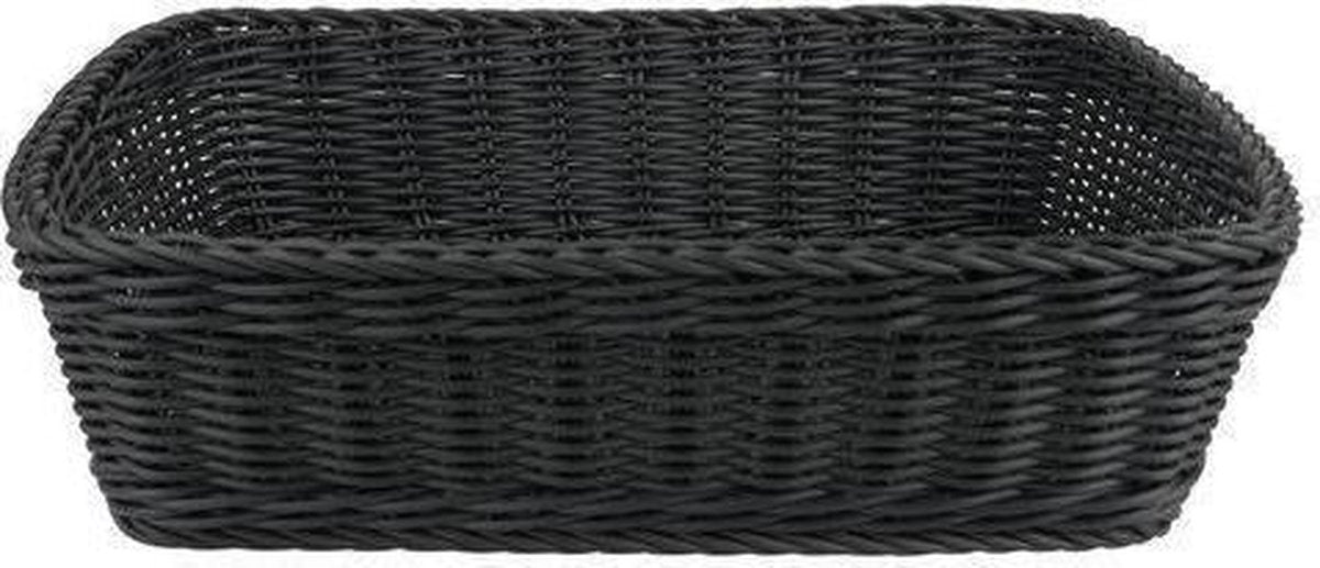 Westmark saleen - mand - kunststof - rechthoek - 40 x 32 cm - zwart - 1 stuk