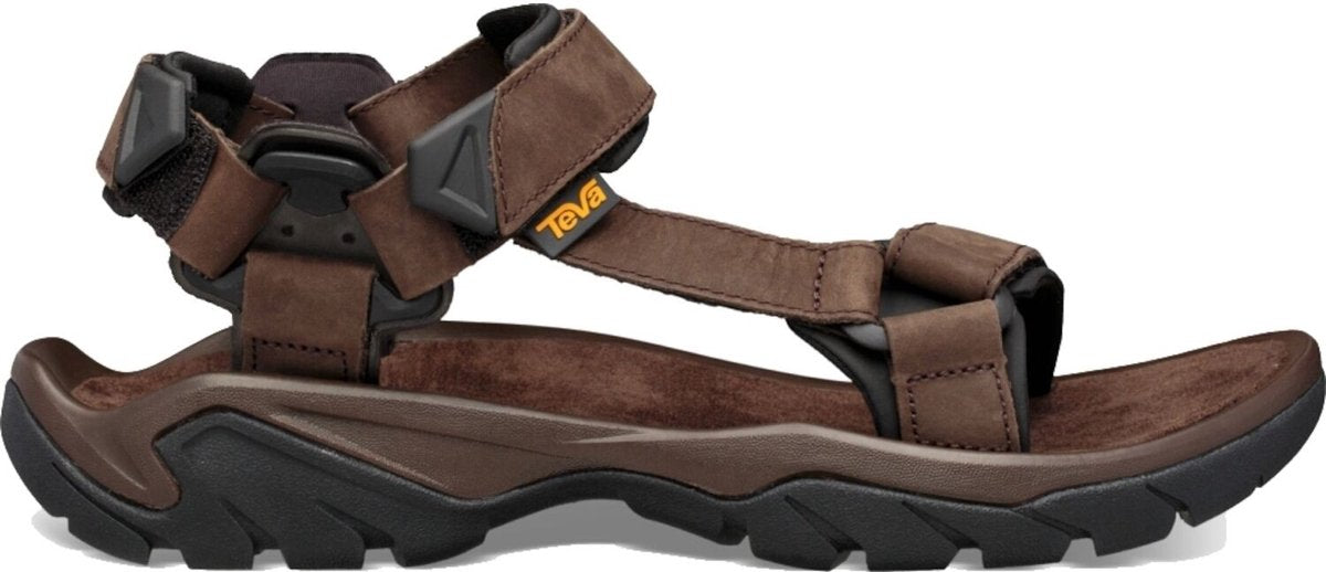 Teva m terra fi 5 universal leren heren sandalen - turkish coffee
