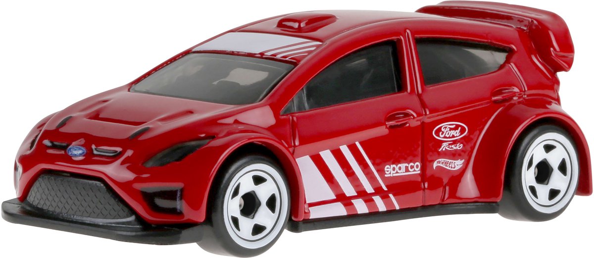 Hot wheels 1 64 jkx58 2012 ford fiesta, red *compact kings* gdg44-977q