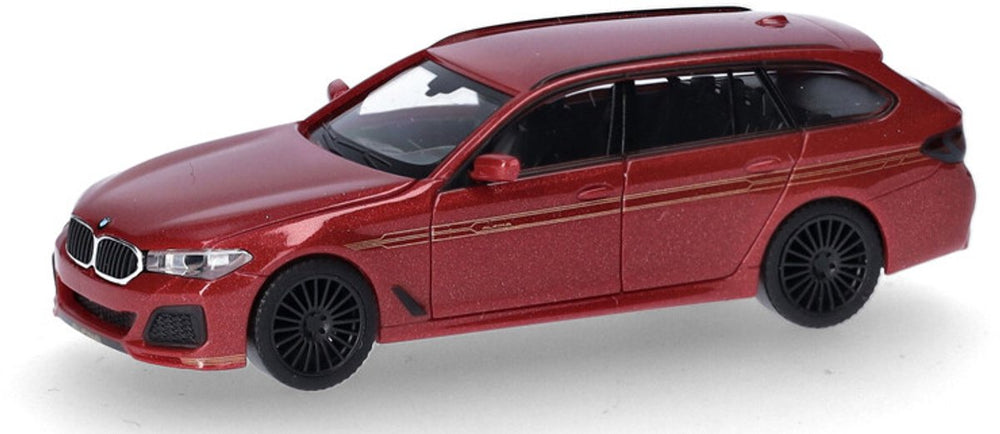 Herpa bmw alpina b5 touring, rood metallic