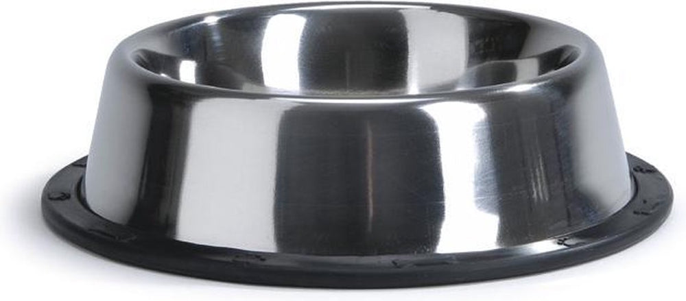 Beeztees steeldish - hondenvoerbak - antislip - 0,7l