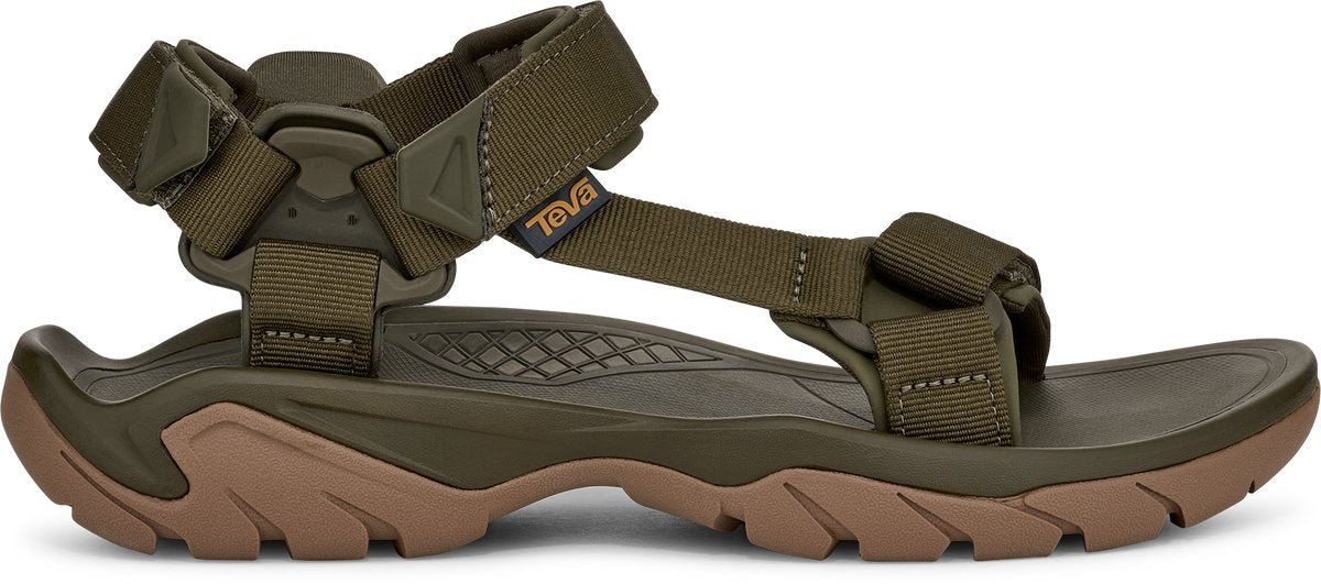 Teva m terra fi 5 universal heren sandalen - donkergroen - honey bruin