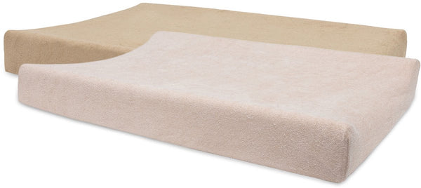 Jollein aankleedkussenhoes badstof 50x70cm wild rose biscuit (2p)