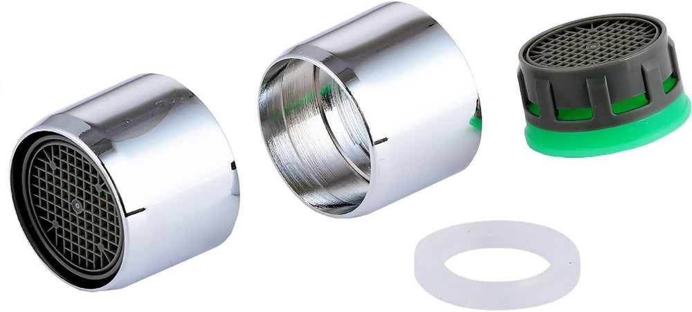 Kirchhoff eco-save straalregelaar - chroom - m22ig - 7,5l min - bescherming tegen kalkaanslag (2x)