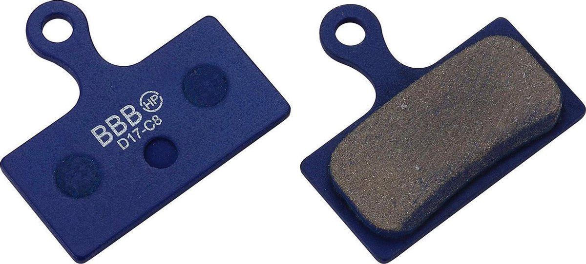 Bbb cycling discstop remblokken - schijfremblokken - compatibel met shimano xtr 2011 schijfremmen - blauw - bbs-56