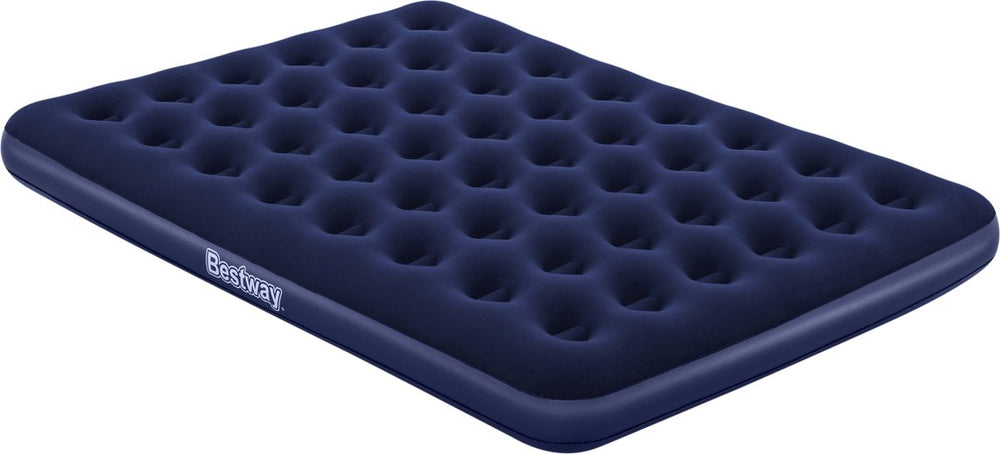 Bestway inflatable flocked airbed 203x152x22 cm 67003 blauw 203 x 152 x 22 cm