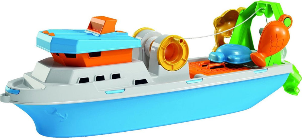 Basis vissersboot + 3 vormpjes 40 cm
