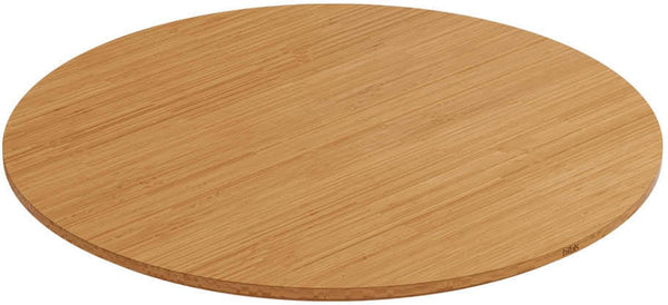 Höfats bowl opzetplank 70 maak van de bowl-vuurkorf een bijzettafel: antislip en stabiel dankzij de inkeping, gemaakt van massief bamboe met een uv-bestendige coating