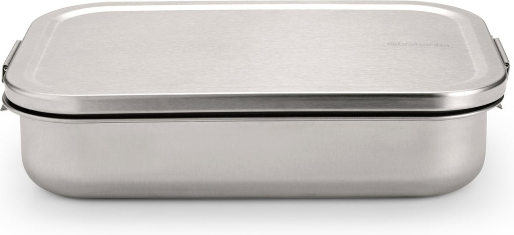 Brabantia make take lunchbox broodtrommel - large -rvs