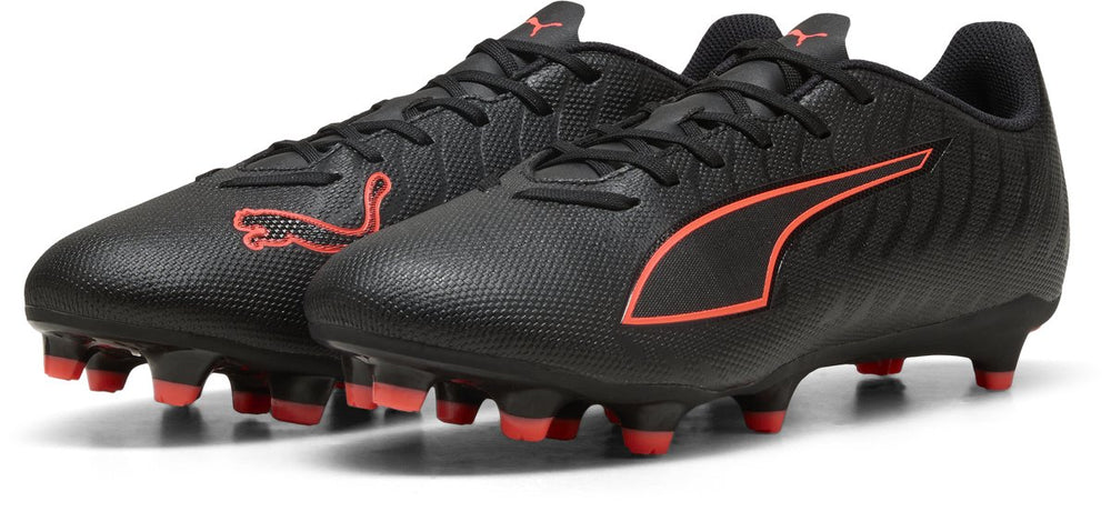 Puma ultra 6 play fg ag unisex sportschoenen - black- red