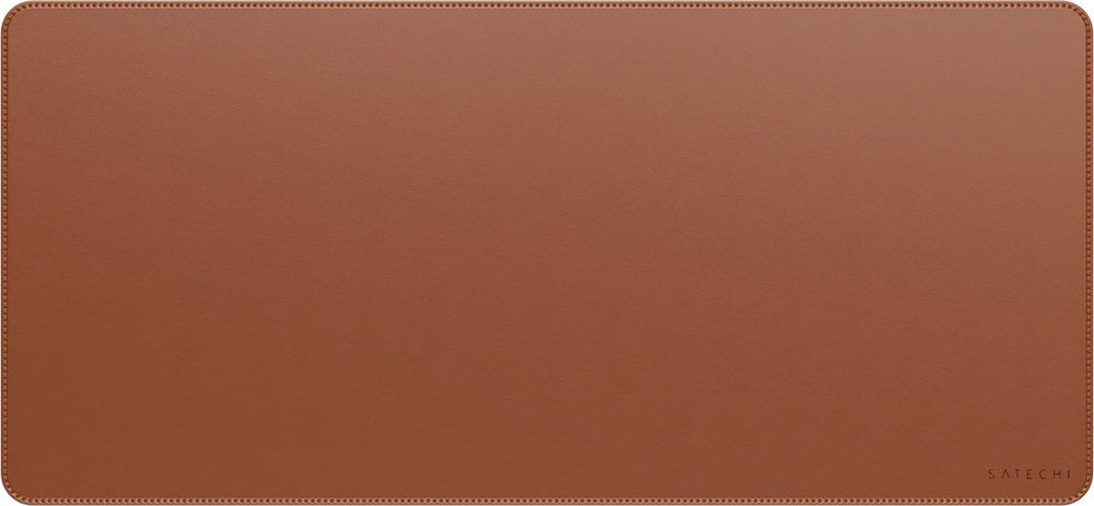 Satechi vegan-lederen premium desk mat – multifunctioneel gebruik – duurzaam milieuvriendelijk materiaal – waterbestendig - bruin
