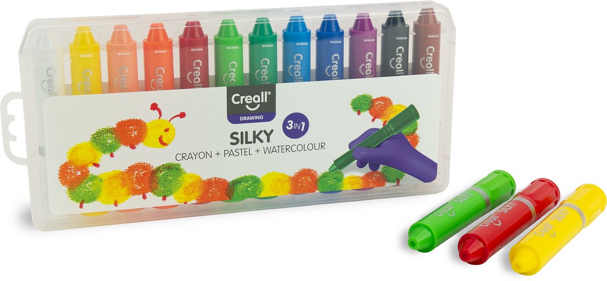 Creall silky stiften 3in1, 12st.