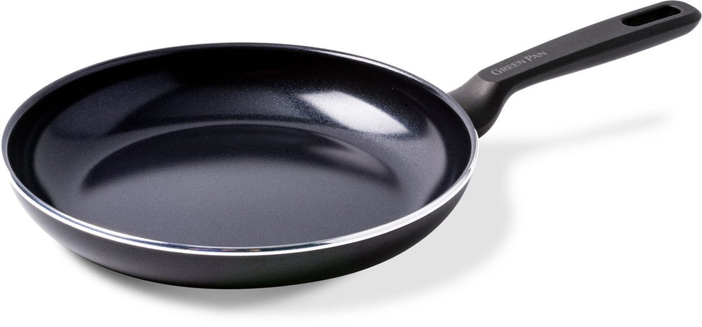 Greenpan memphis koekenpan 28cm - pfas-vrije antikleeflaag – koekenpan inductie - keramische koekenpan - ovenbestendig tot 160°c – koudgrepen - zonder deksel – zwart