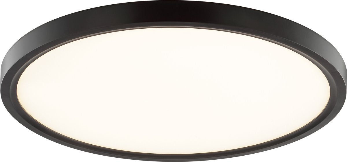 Brilliant galo - plafondlamp - ø 40 - led 26w - 3000k - 3000lm - sensor - wit zwart