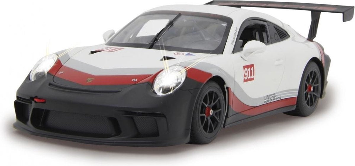 Rastar porsche 911 gt3 cup jongens 27 mhz 1:14 wit