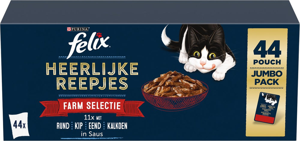 Felix heerlijke reetjes boerderij selectie rund kip eend kalkoen