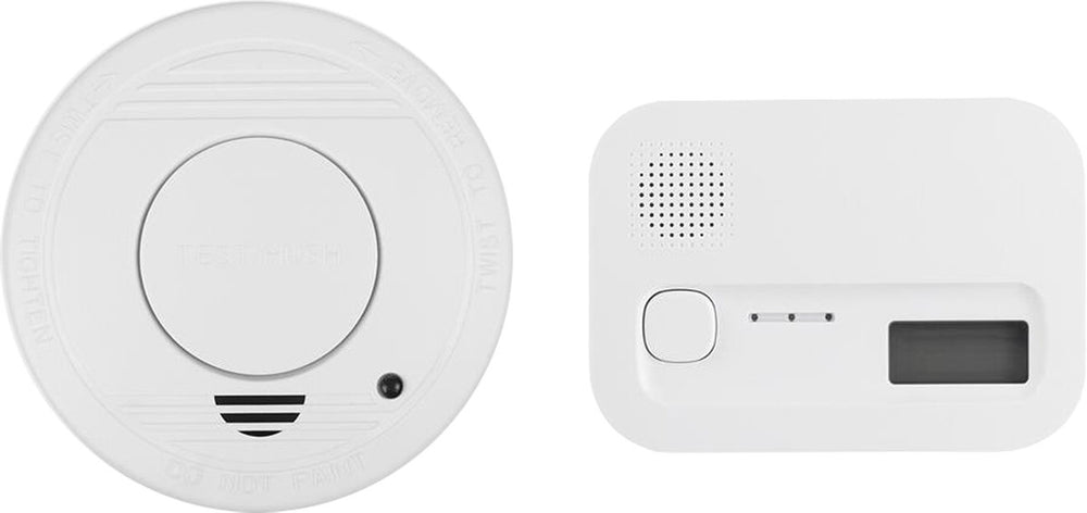 Smartwares fse-19204 - rook koolmonoxide set 2 melders - 85db - sensor 10 jaar - batterij 1 jaar