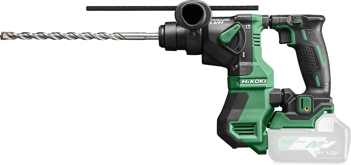 Hikoki dh18dpaw2z sds-plus accu boorhamer - body in hsc - 1,3j - koolborstelloos