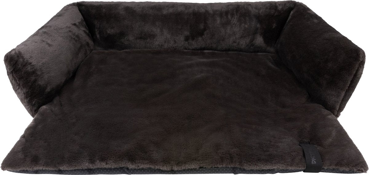 District 70 nuzzle - zachte mand voor op de bank - small: 65 x 75 cm - donker grijs