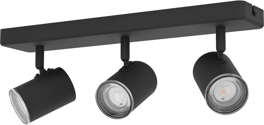 Eglo consuma 1 spot - badkamer - gu10 - 40 cm - zwart
