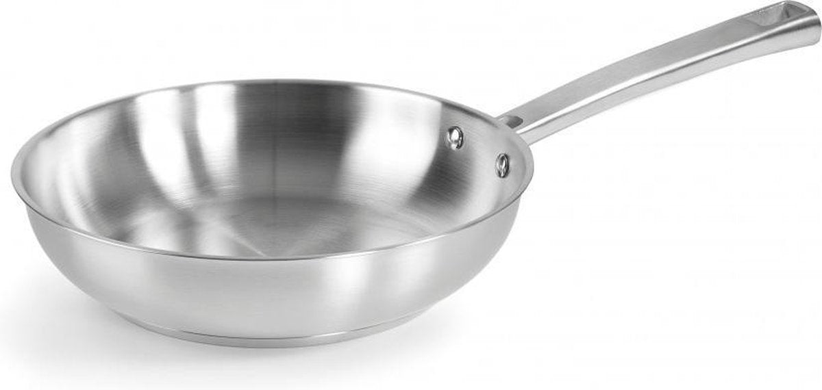 Lacor foodie koekenpan - ø bovenaan 24cm - rvs
