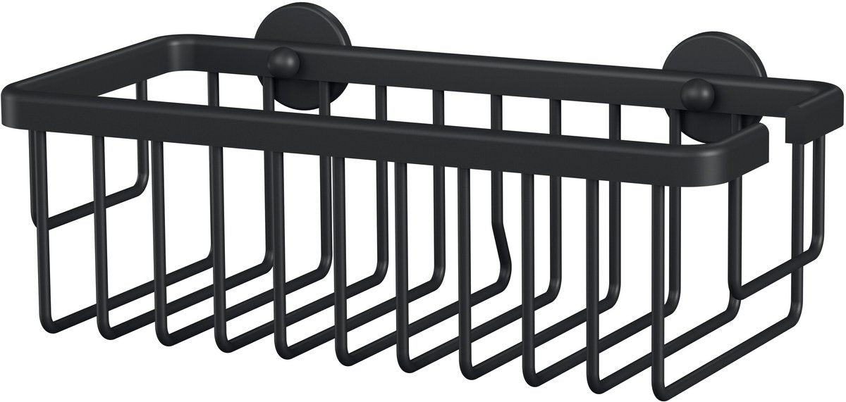 Tesa doucherek aluxx black matzwart badkamer zelfklevend zonder boren – 92x250x125mm