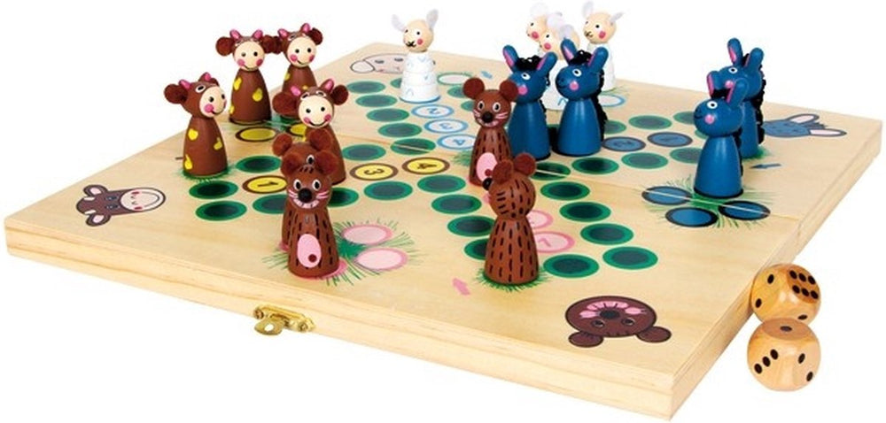 Small foot - wooden ludo farm animals