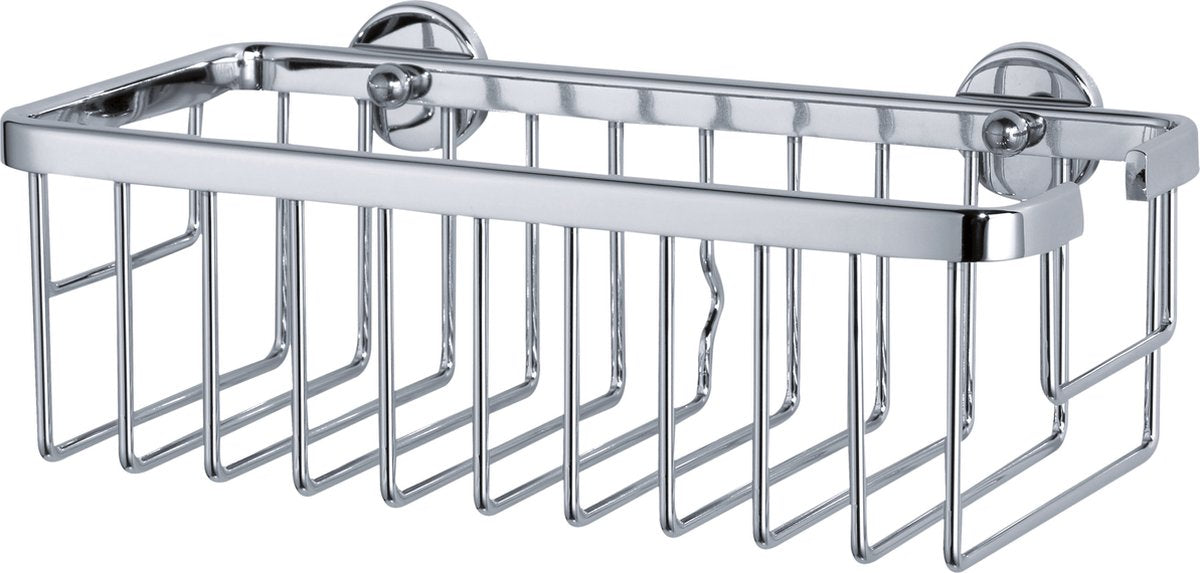Tesa ® aluxx douche- badrek, hoogglans verchroomd aluminium, zelfklevend
