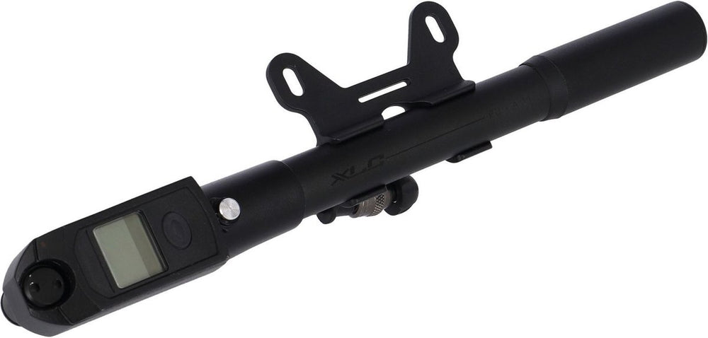 Xlc pu-a11 mini fietspomp - handpomp - aluminium - zwart