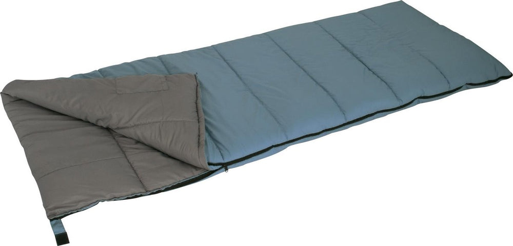Eurotrail alaska slaapzak mummy - petrol charcoal