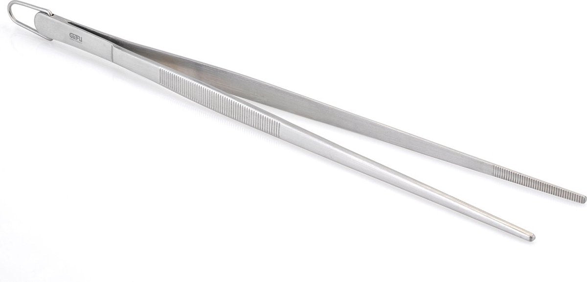 Gefu keukenpincet 30 cm – rvs – voor koken, bbq en precisiewerk
