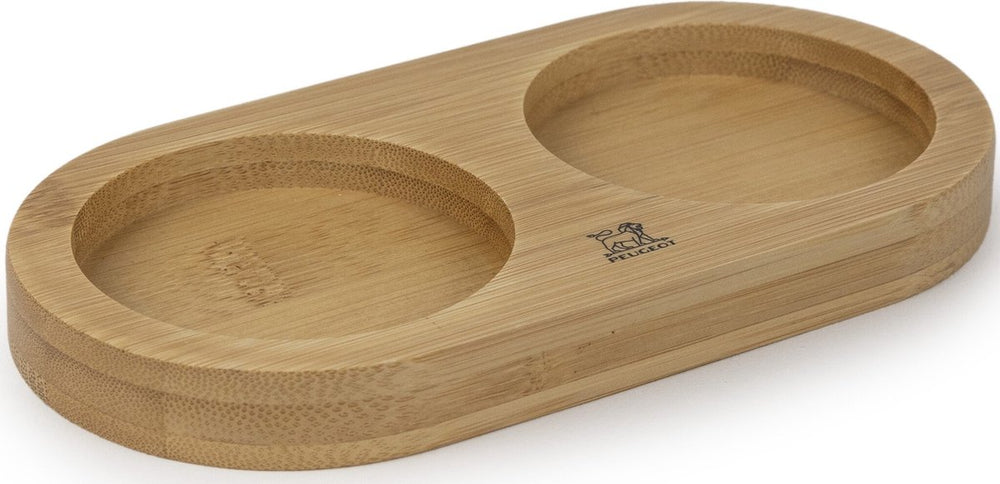 Peugeot linea houder peper- en zoutmolen 17 cm - naturel - bamboe