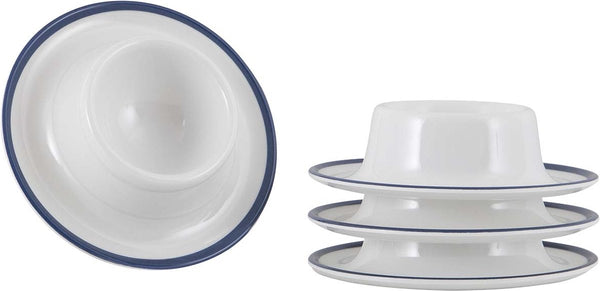 Gimex - linea line - eierdop - blauw - 4 stuks