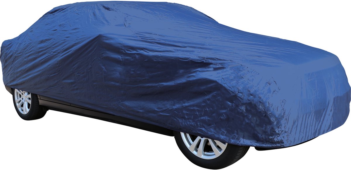 Carpoint autohoes polyester m – 432x165x119 cm – waterafstotend – uv bestendig – stofdicht – bescherming tegen weer vuil