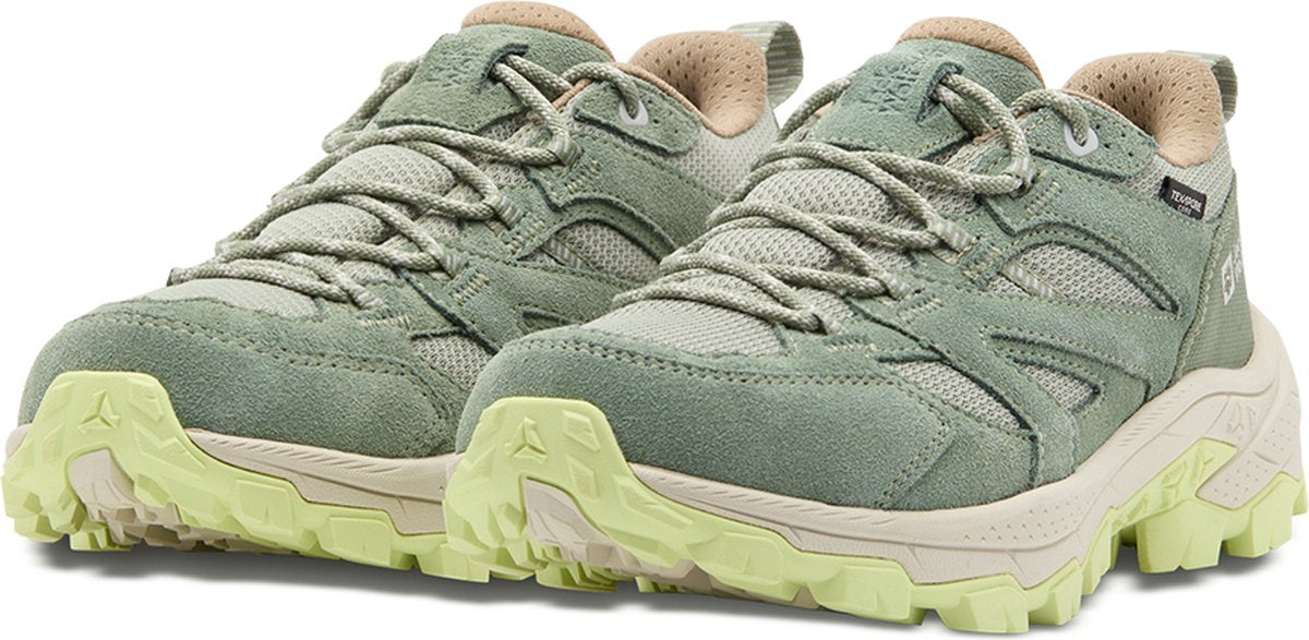 Jack wolfskin vojo tour texapore low w dames wandelschoenen - eucalyptus - 40