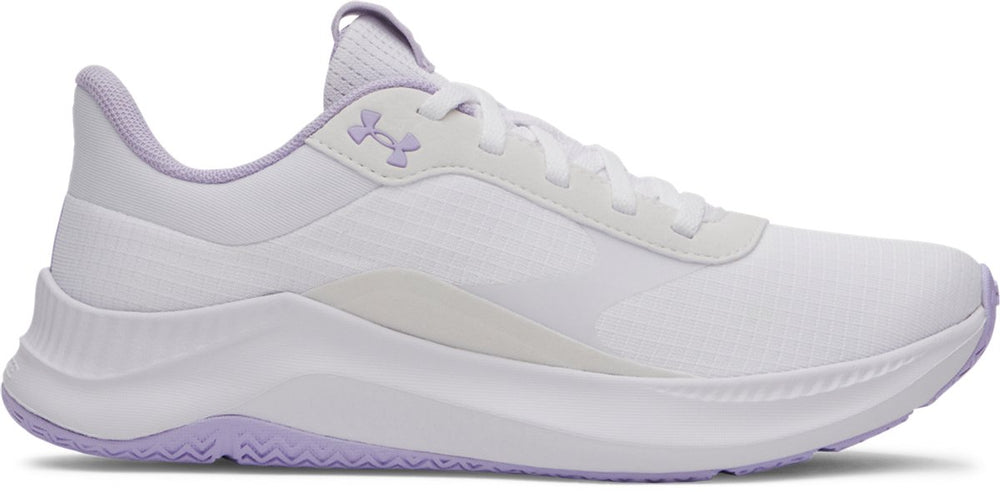 Under armour ua w aurora 3-wht dames sportschoenen - wit - paars crest